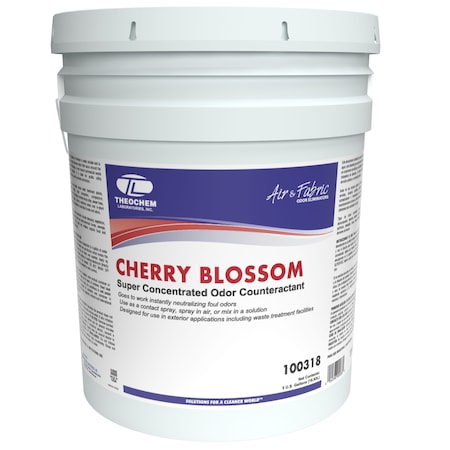 Theochem CHERRY BLOSSOM - 5 GL PAIL, Concentrated  Odor Counteractant 100318-99990-1P